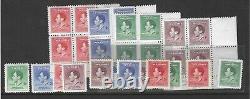 Australia Papua New Guinea 1911-1937 Collection Of 75 Stamps Hinged & Nh