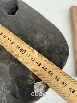 Authentic Vintage Chimbo Tribe Papua New Guinea Highlands Tribal Mask Wall