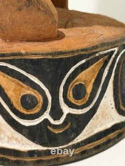 BEAUTIFUL Papua New Guinea Wood Tribal Carving Statue 17 Totem Pole