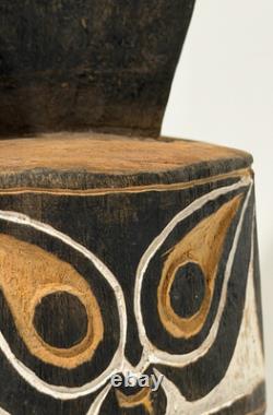 BEAUTIFUL Papua New Guinea Wood Tribal Carving Statue 17 Totem Pole