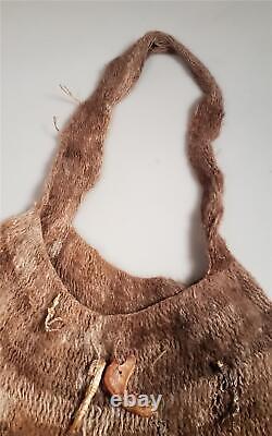 BUSH TWINE POSSUM FUR BILUM BAG PAPUA NEW GUINEA Art