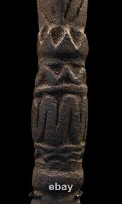 Bâton de danse, Sepik river, ritual stick, papua new guinea, Oceania