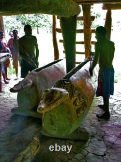 Bâton de tambour, Sepik river, drum stick, papua new guinea
