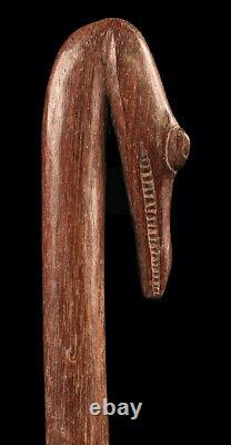 Bâton rituel, canne, sepik river, ritual stick, papua new guinea