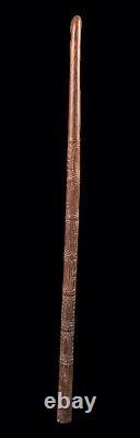 Bâton rituel, canne, sepik river, ritual stick, papua new guinea