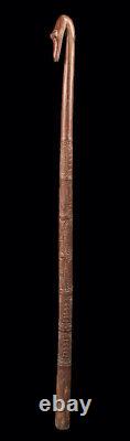 Bâton rituel, canne, sepik river, ritual stick, papua new guinea