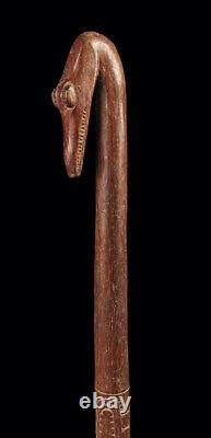 Bâton rituel, canne, sepik river, ritual stick, papua new guinea