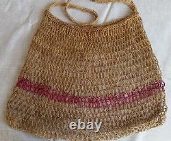 Bilum Bag Papua New Guinea Natural Twine String Sepik Png