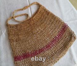 Bilum Bag Papua New Guinea Natural Twine String Sepik Png