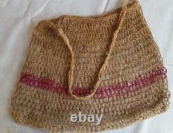 Bilum Bag Papua New Guinea Natural Twine String Sepik Png