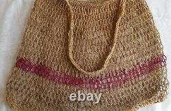 Bilum Bag Papua New Guinea Natural Twine String Sepik Png