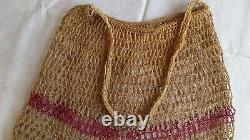 Bilum Bag Papua New Guinea Natural Twine String Sepik Png