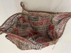 Bilum String Bag Papua New Guinea Woven Plant Fiber TRIBAL Vintage PNG