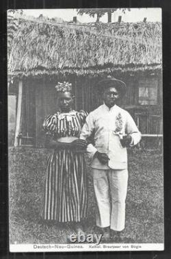 Bogia Wedding Couple Mission Madang Papua German New Guinea 1909