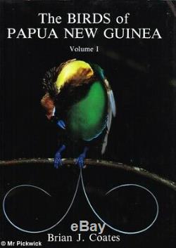 Brian Coates THE BIRDS OF PAPUA NEW GUINEA TWO VOLUMES 1st Ed. HC Book