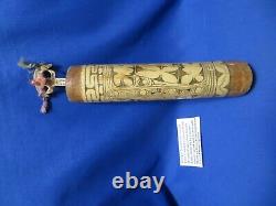 C 1900 Lime Container Bone Spatula Papua New Guinea Yamok Tribe Sepic River Area