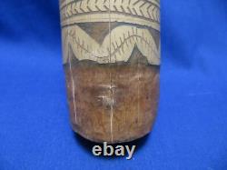C 1900 Lime Container Bone Spatula Papua New Guinea Yamok Tribe Sepic River Area