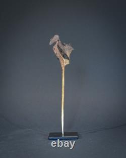CARVED BIRD LIME SPATULA, Sepik River, Papua New Guinea
