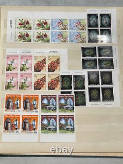 CMMY23 Papua New Guinea 1961 1986 mostly mint unhinged in blocks of 4