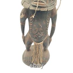 Carved Ancestral / Fertility Figure Mindimbit Village, Papua New Guinea 45cm