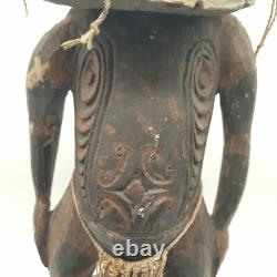 Carved Ancestral / Fertility Figure Mindimbit Village, Papua New Guinea 45cm