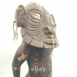 Carved Ancestral / Fertility Figure Mindimbit Village, Papua New Guinea 45cm