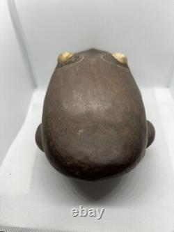 Carved Wood Frog Sepik River Papua New Guinea