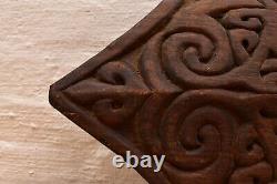 Carved Wood War Shield Dayak Papua New Guinea Indonesian Tribal Weapon