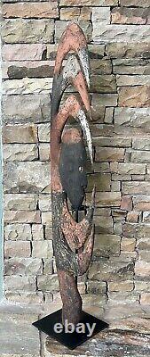 Carved Wood Yipwon Figure from Papua New Guinea