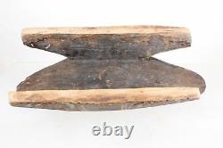 Carved Wooden Stool Headrest Canoe Vintage Rare Papua New Guinea Sepik Asmat