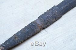 Ceremonial Crocodile Male Initiation Spear Chambri Lake Papua New Guinea 70