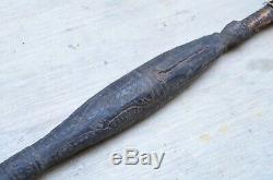 Ceremonial Crocodile Male Initiation Spear Chambri Lake Papua New Guinea 70