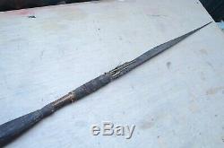 Ceremonial Crocodile Male Initiation Spear Chambri Lake Papua New Guinea 70