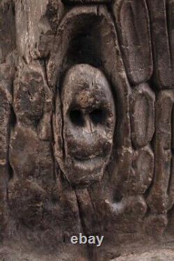 Ceremonial ladder, sculpture, escalier de case oceanic art, papua new guinea