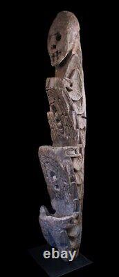 Ceremonial ladder, sculpture, escalier de case oceanic art, papua new guinea