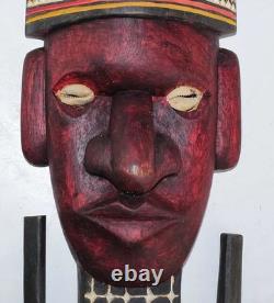 Chambri Papua New Guinea Sepik Figural Basket Hook