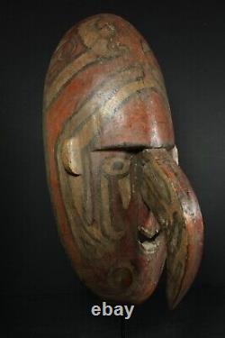 Classic Wooden Ancestor Mask SEPIK Ramu Lower Sepik river, Papua New Guinea