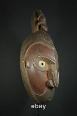 Classic Wooden Ancestor Mask SEPIK Ramu Lower Sepik river, Papua New Guinea