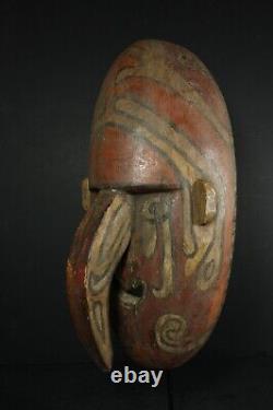 Classic Wooden Ancestor Mask SEPIK Ramu Lower Sepik river, Papua New Guinea