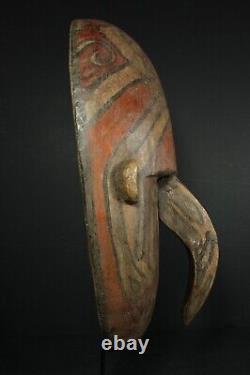 Classic Wooden Ancestor Mask SEPIK Ramu Lower Sepik river, Papua New Guinea