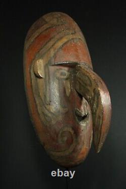 Classic Wooden Ancestor Mask SEPIK Ramu Lower Sepik river, Papua New Guinea