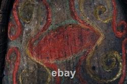 Coiffe de danse Kwoma, headdress, papua new guinea, traditional ornament, 26 cm