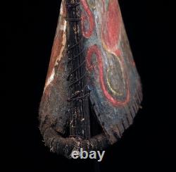 Coiffe de danse Kwoma, headdress, papua new guinea, traditional ornament, 26 cm