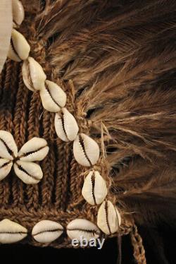 Coiffe de danse, headdress, traditional ornament, papua new guinea, oceanic art