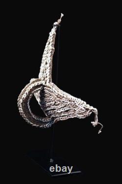 Coiffe, headdress, papua new guinea, oceanic art, tribal art, 20 cm