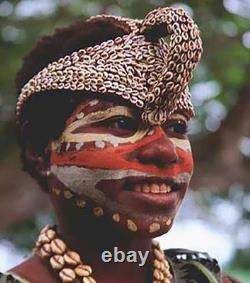 Coiffe, headdress, papua new guinea, oceanic art, tribal art, 20 cm