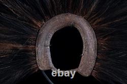 Coiffe, headdress, papua new guinea, oceanic art, tribal art, headdress, 55 cm