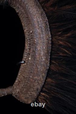 Coiffe, headdress, papua new guinea, oceanic art, tribal art, headdress, 55 cm