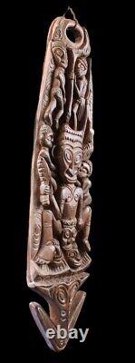 Crochet de suspension, papuan hook, oceanic art, tribal art, papua new guinea