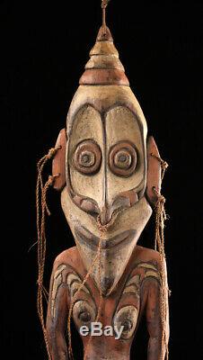 Crochet iatmul, tribal hook, oceanic art, papua new guinea, sepik carving